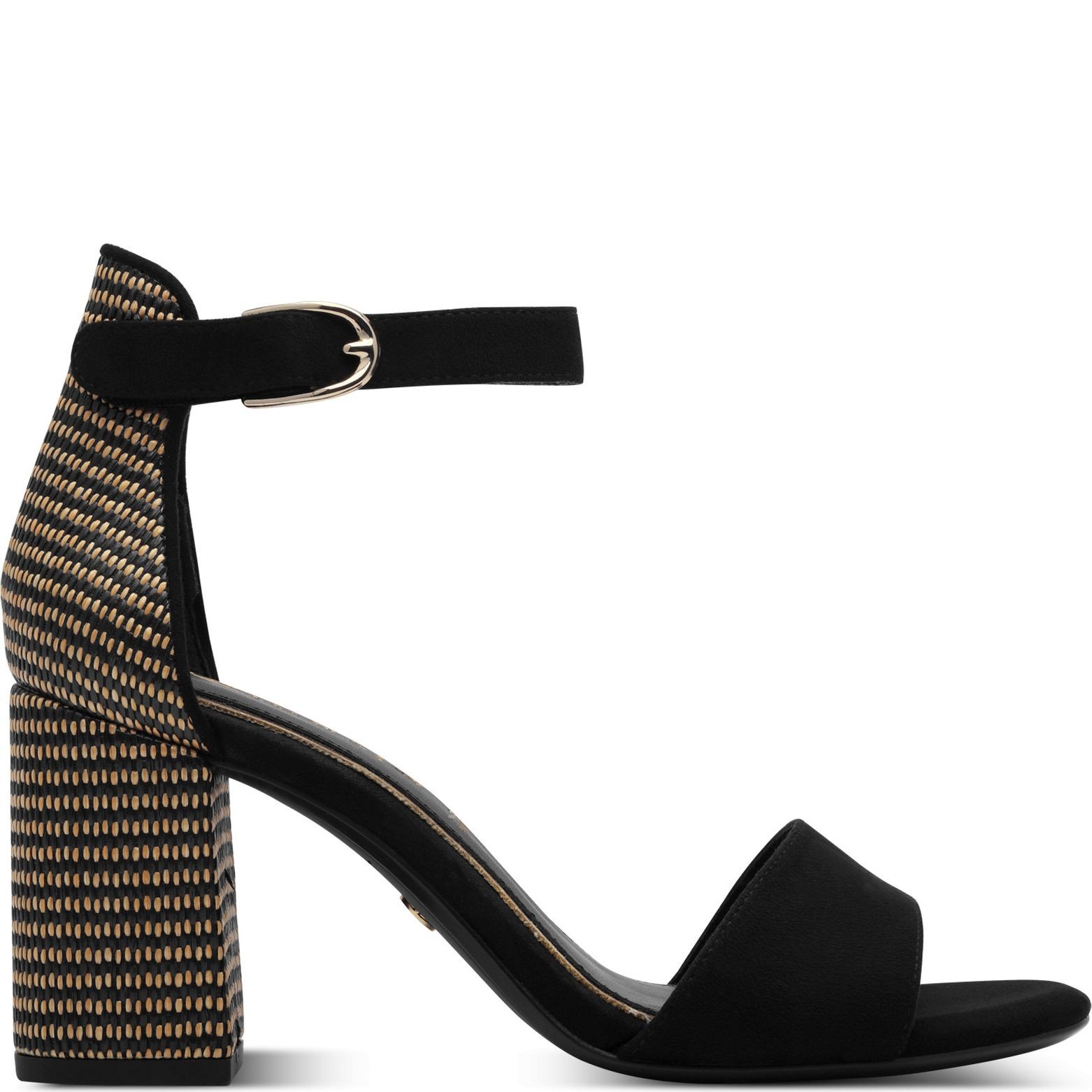 TAMARIS Basutės moterims, Juoda, Sandal heel 2