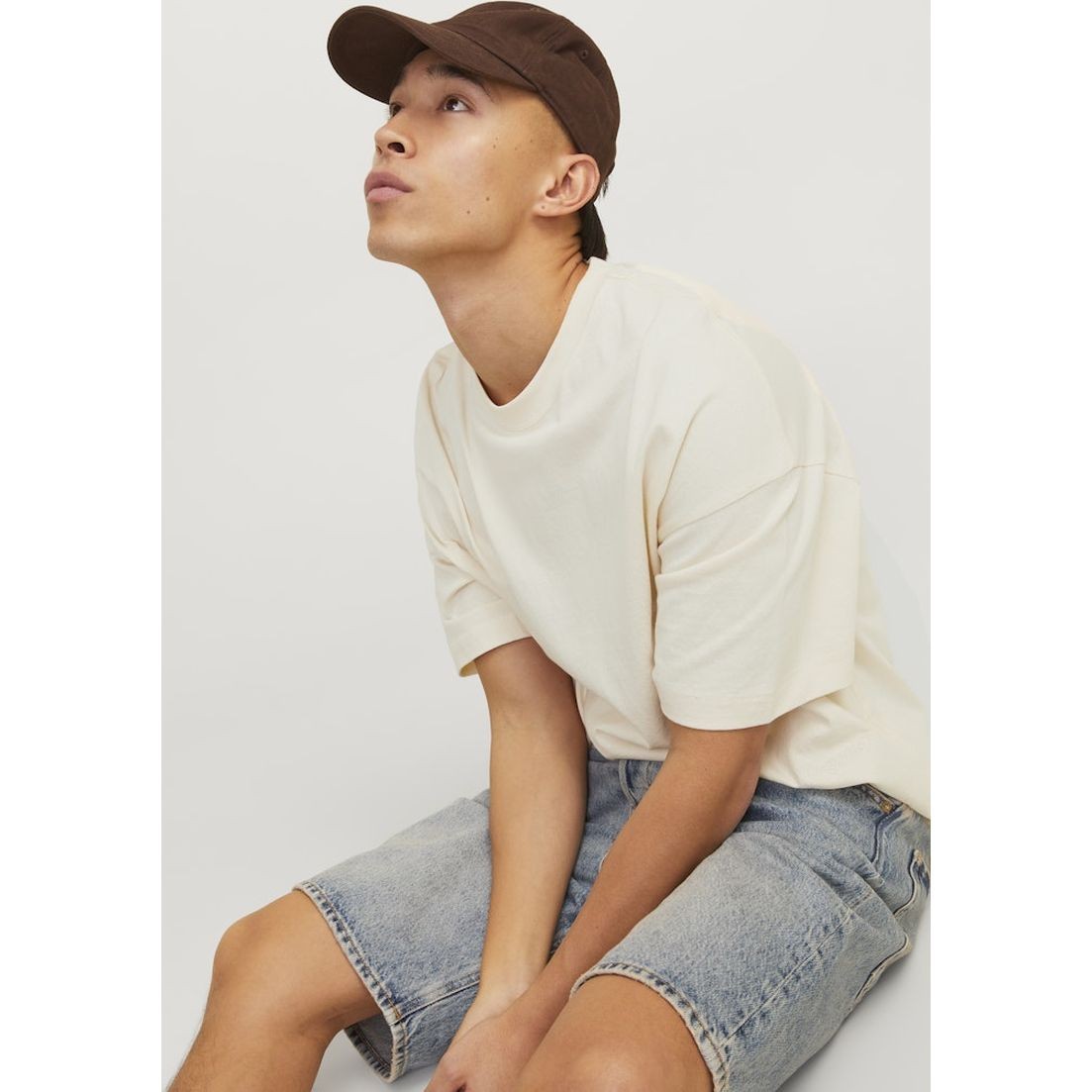 JACK & JONES Marškinėliai vyrams, Smėlio, Jormilos t-shirts 7