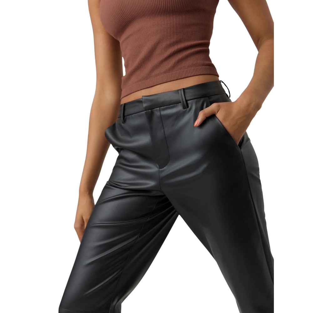 VERO MODA Formalios kelnės moterims, Juoda, Olympia zamira pant 4