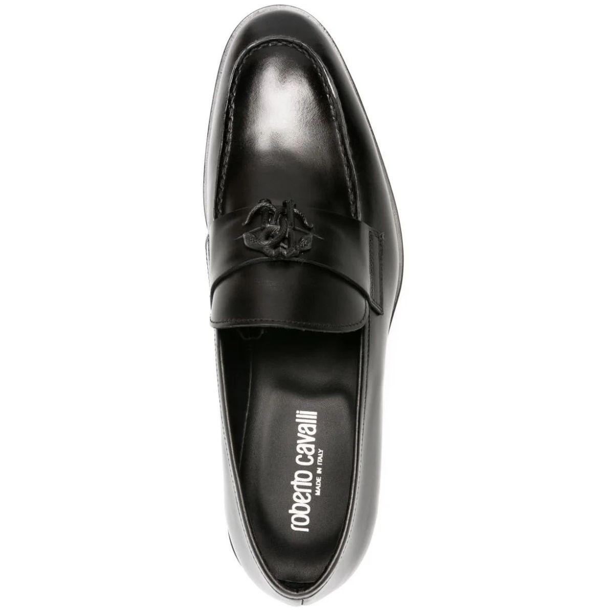 ROBERTO CAVALLI Loaferiai vyrams, Juoda, Loafers 4