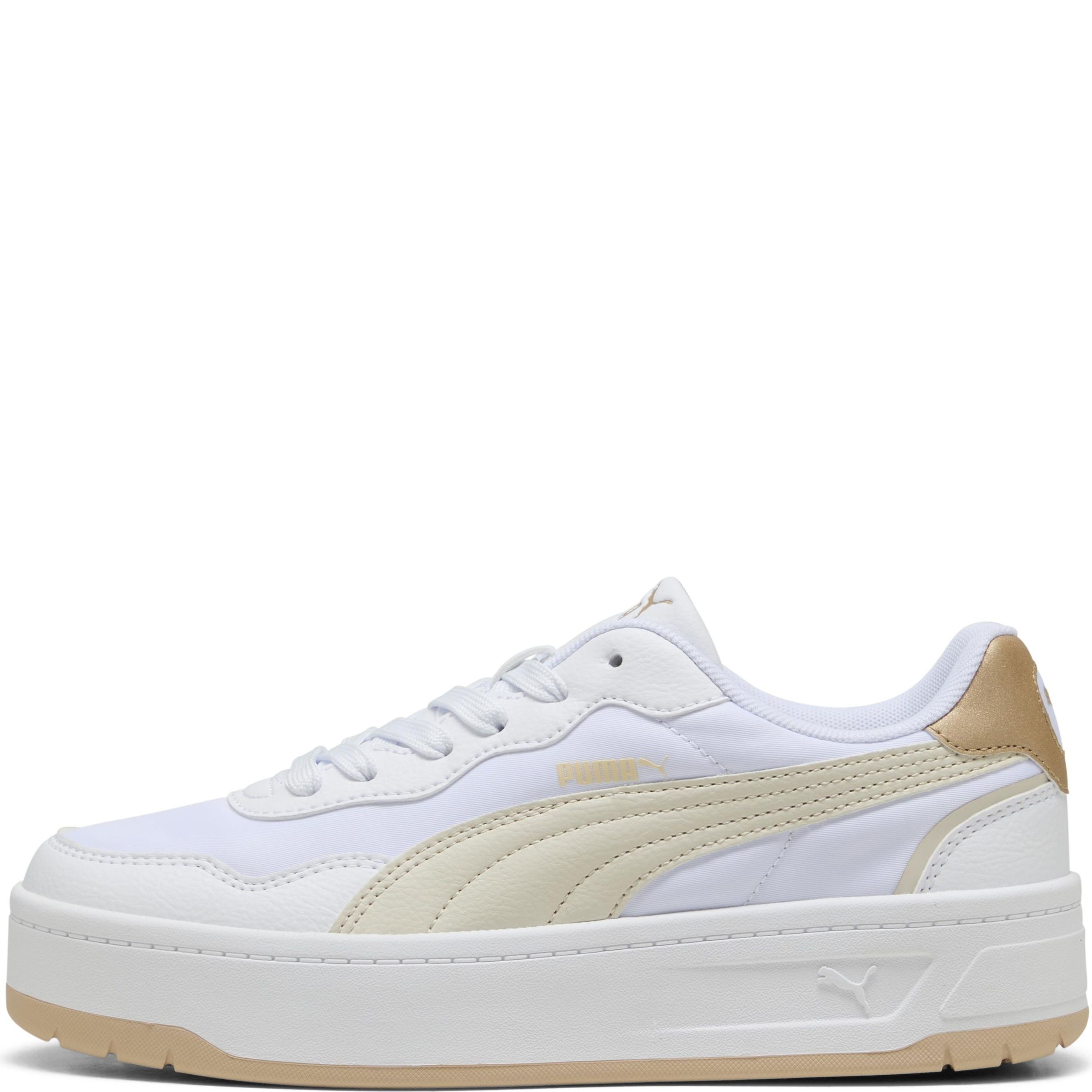 PUMA Laisvalaikio bateliai moterims, Smėlio, Court sneaker 2