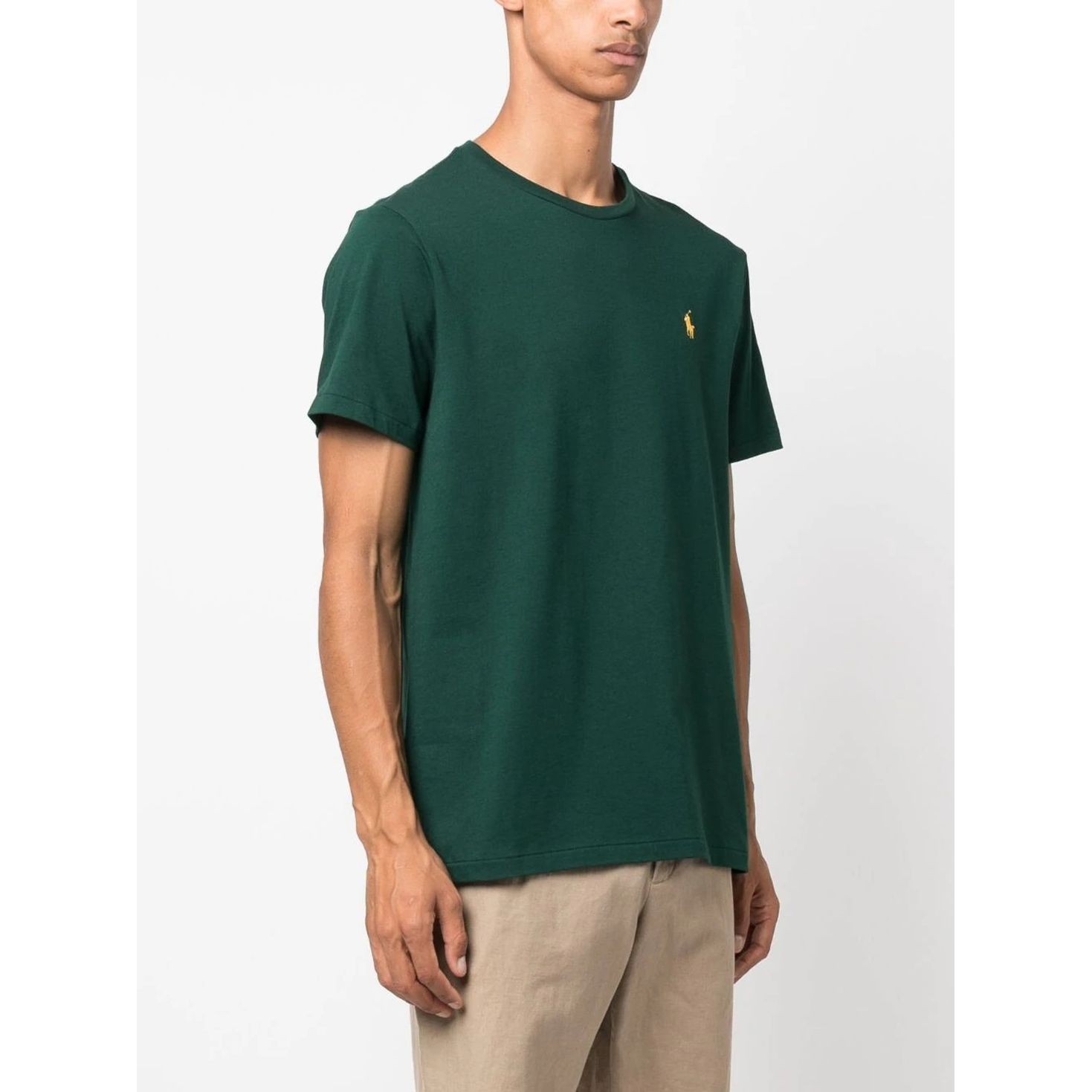 POLO RALPH LAUREN Marškinėliai trump. rankovėmis vyrams, Žalia, Short sleeve t-shirt 3