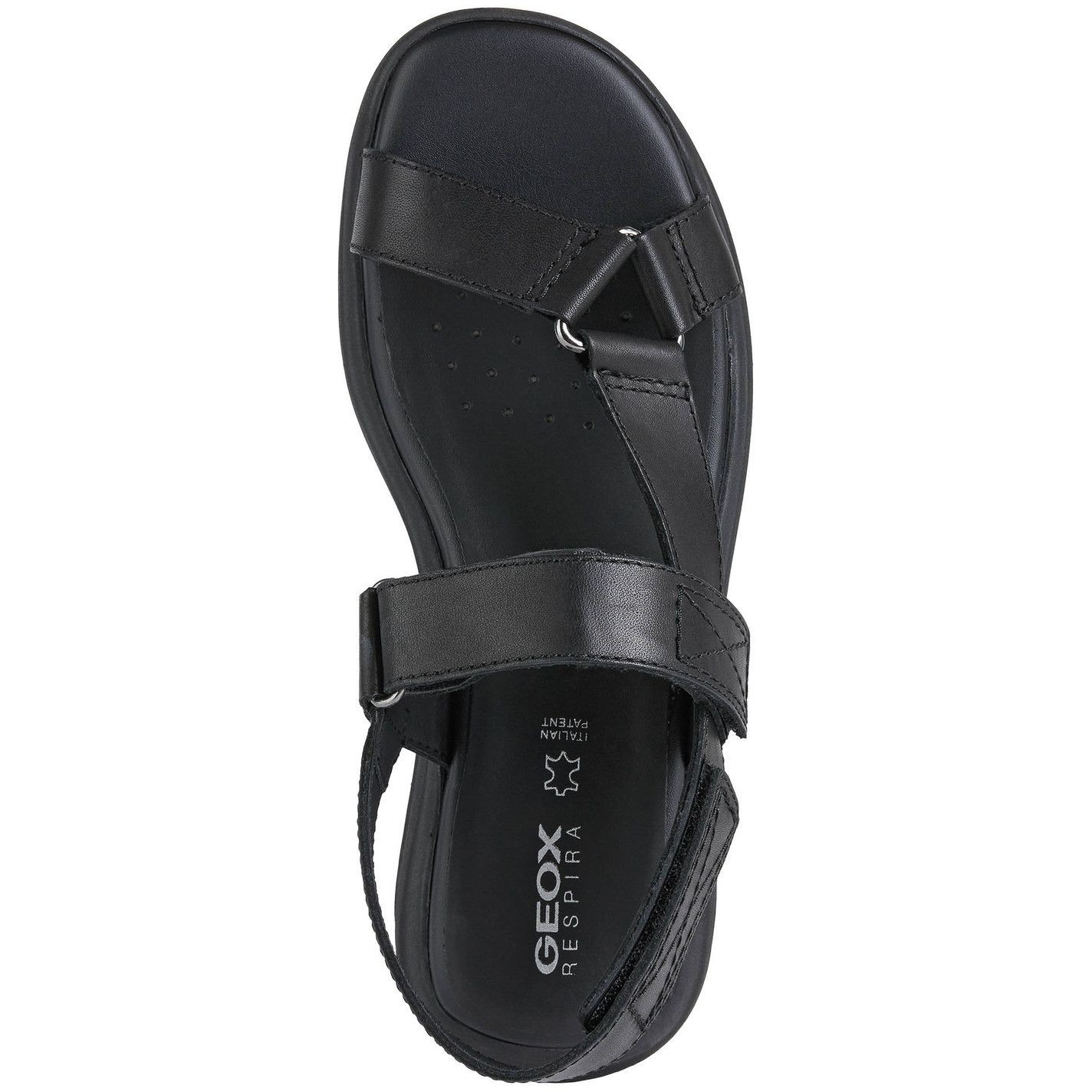 GEOX Basutės moterims, Juoda, SPHERICA EC5W SANDALS 5