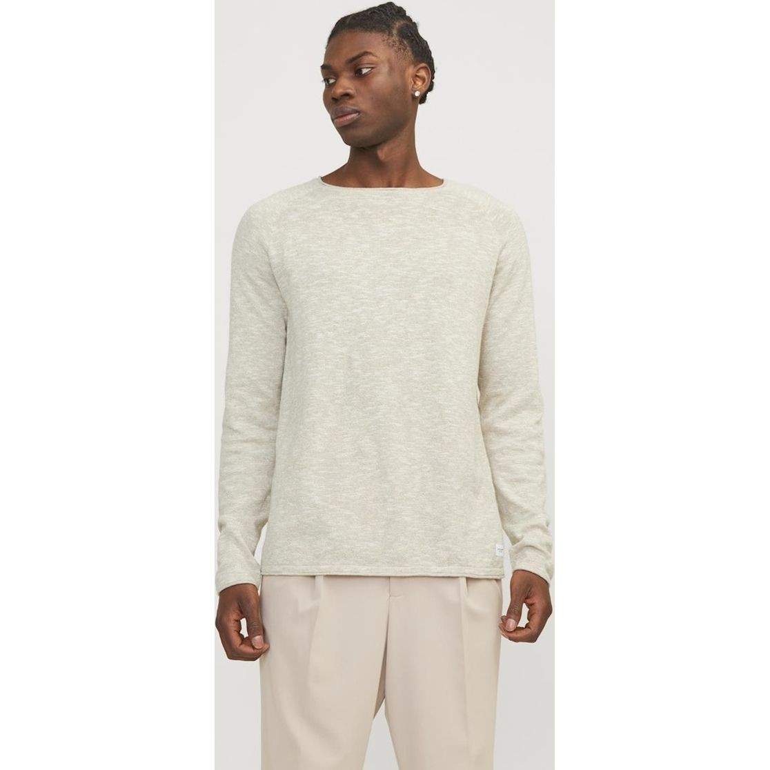 JACK & JONES Megztinis vyrams, Ruda, Jjelinen pullover 2
