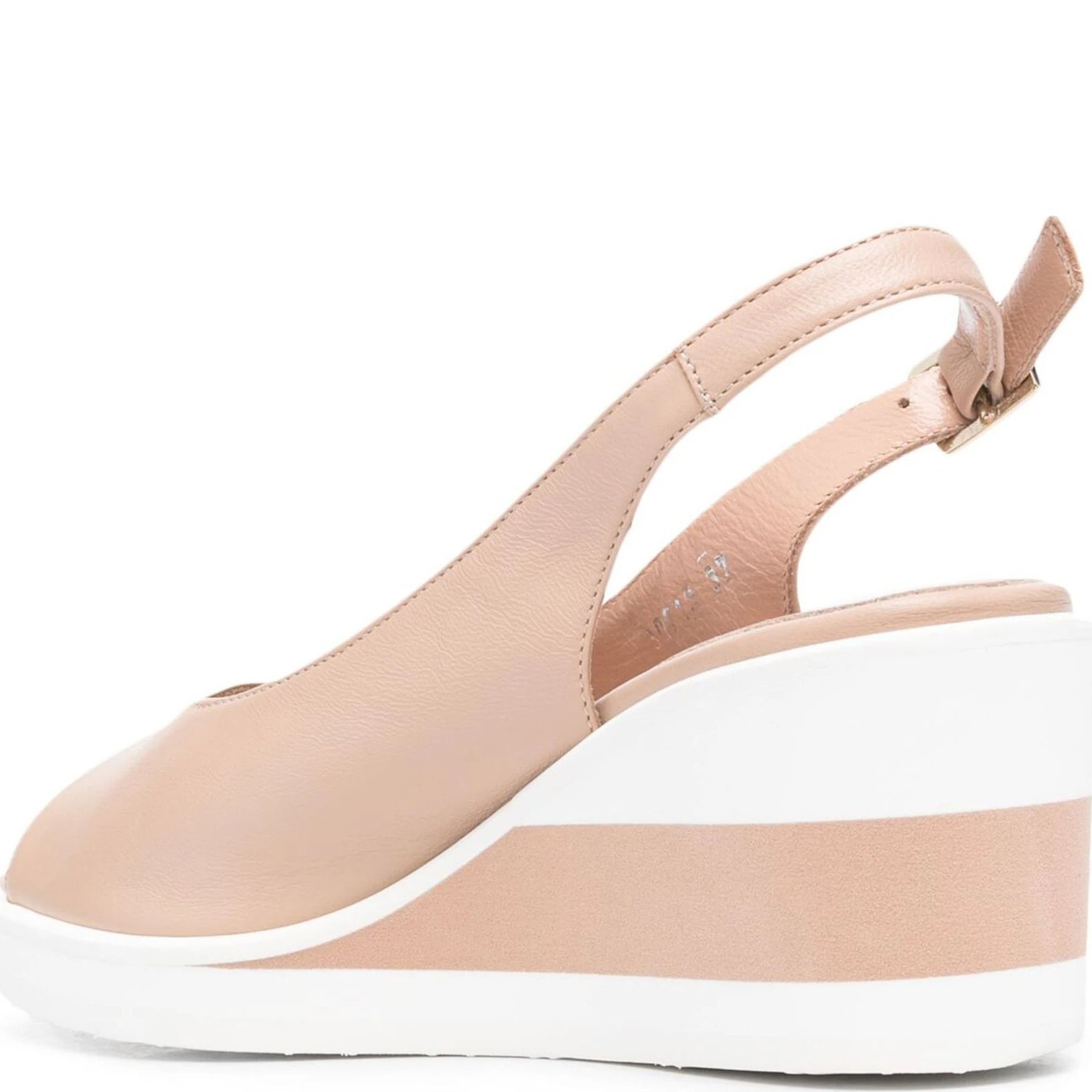 CESARE CASADEI Basutės moterims, Smėlio, Wedge sandals 3