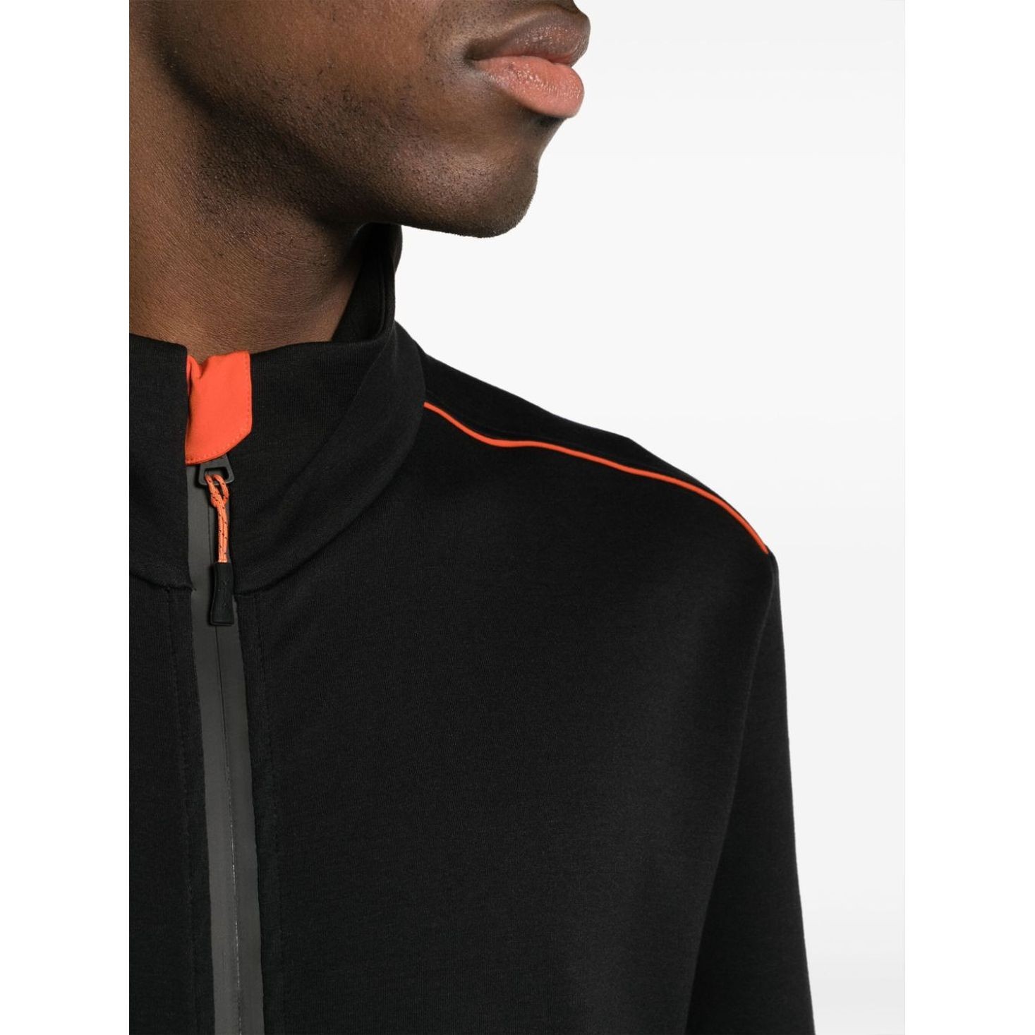 PAULNSHARK Sportinis nertinis vyrams, Juoda, Sweater full zip 6