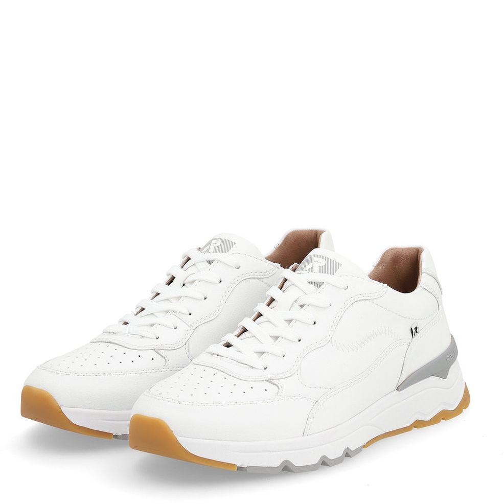 RIEKER Laisvalaikio bateliai vyrams, Balta, LEISURE 10