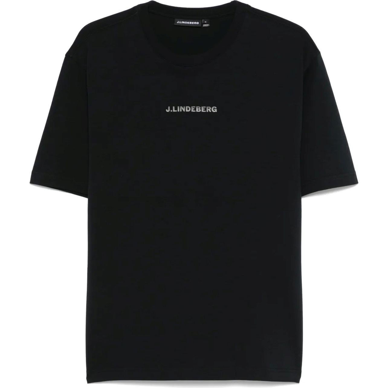 J.LINDEBERG Marškinėliai trump. rankovėmis vyrams, Juoda, Hale heavy logo t-shirt