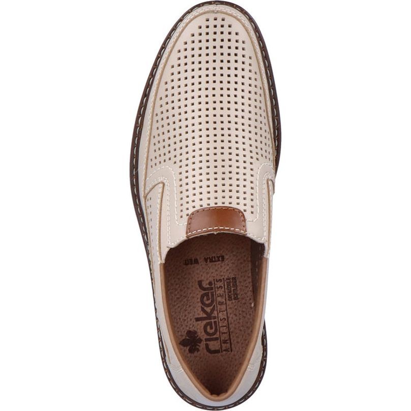 RIEKER Klasikiniai batai vyrams, Smėlio, FORMAL 5