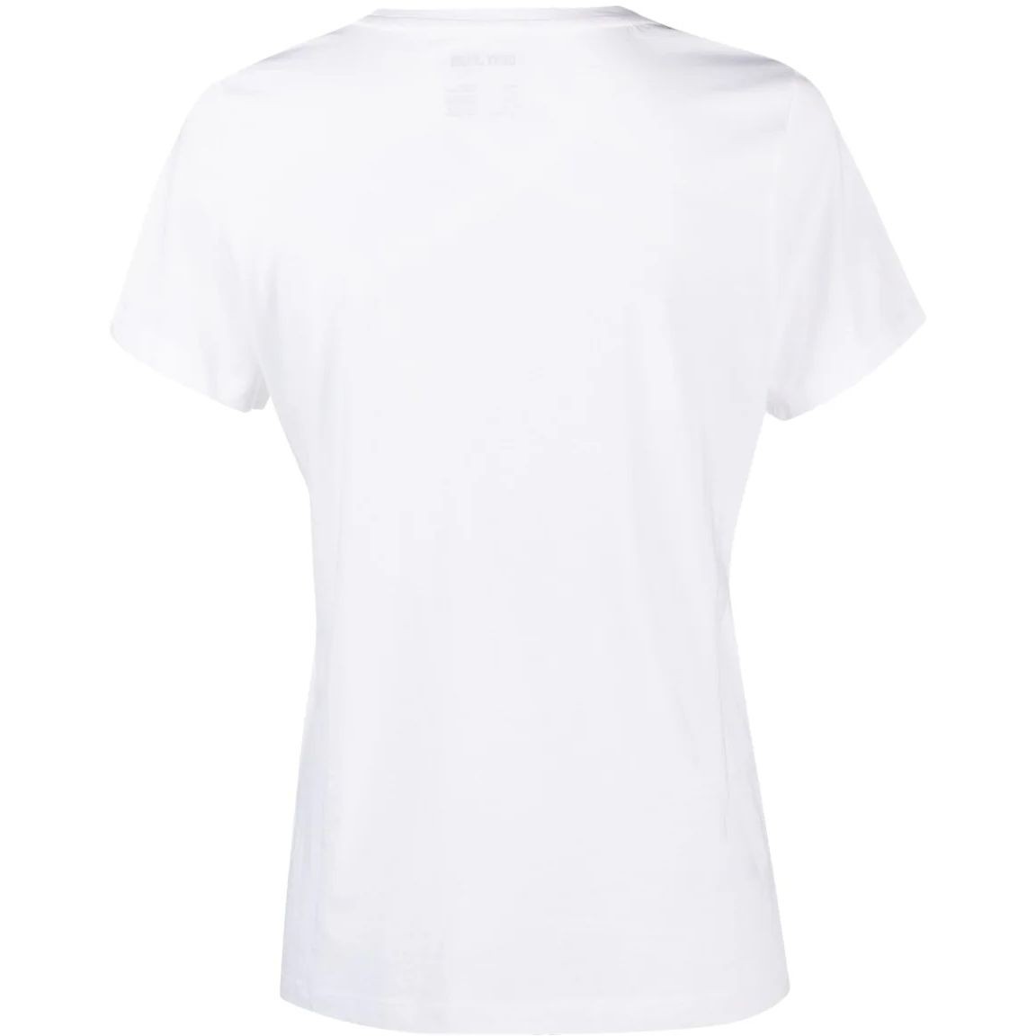 DKNY Marškinėliai trump. rankovėmis moterims, Balta, Foil logo tee 2