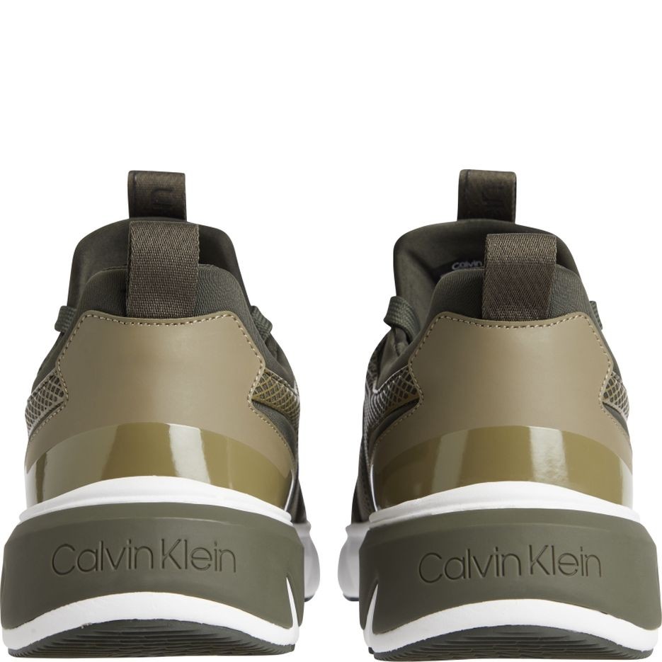 CALVIN KLEIN Sportiniai bateliai vyrams, Žalia, LOW TOP LACE UP NEO MIX 5