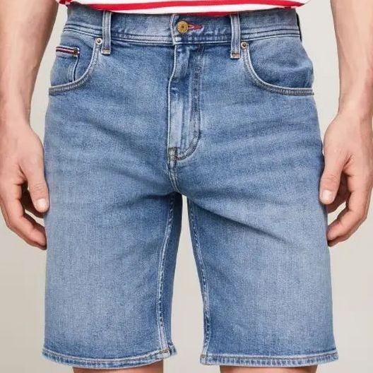 TOMMY HILFIGER Šortai vyrams, Mėlyna, Brooklyn short str boston ind 1