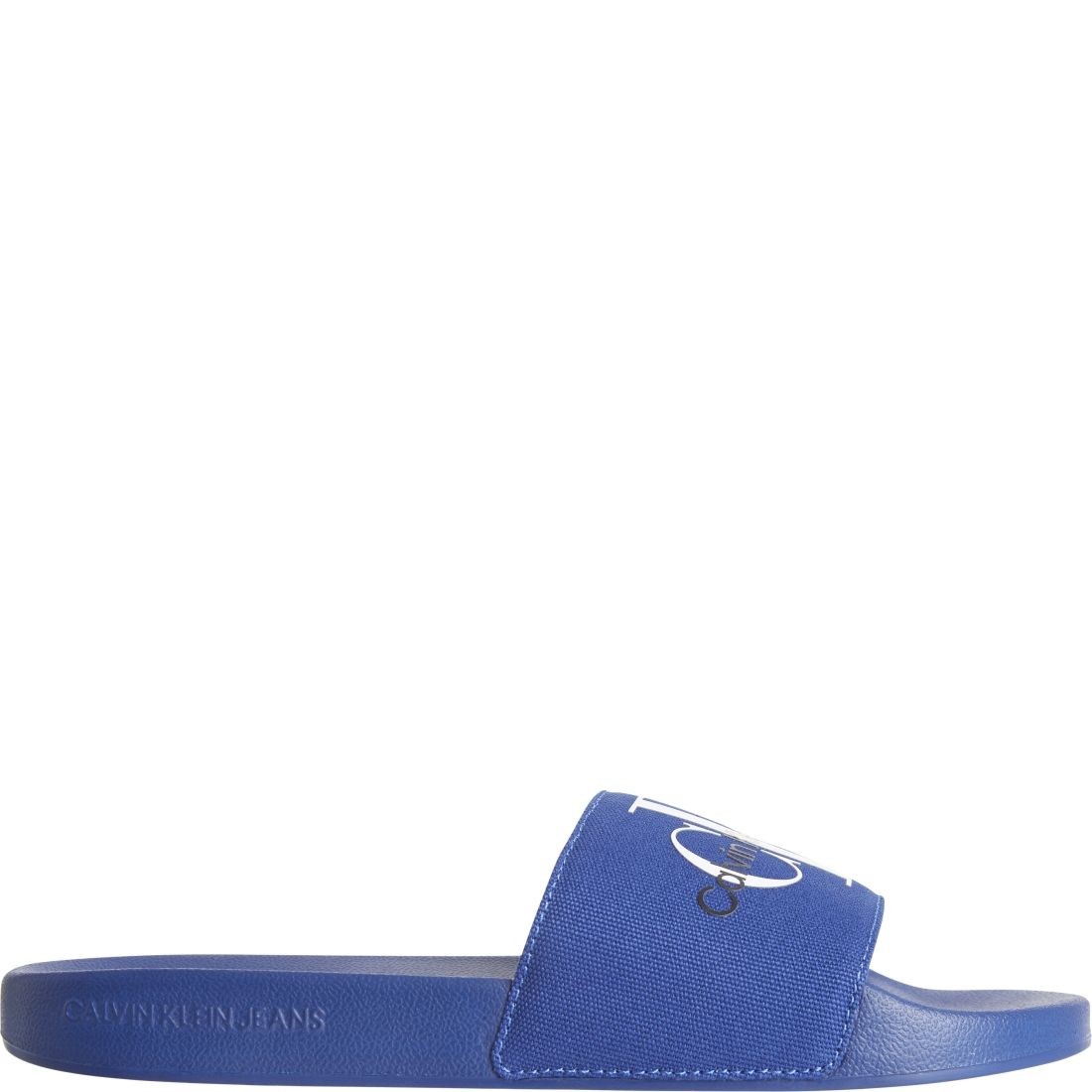 CALVIN KLEIN JEANS Šlepetės vyrams, Mėlyna, Slide monogram 2