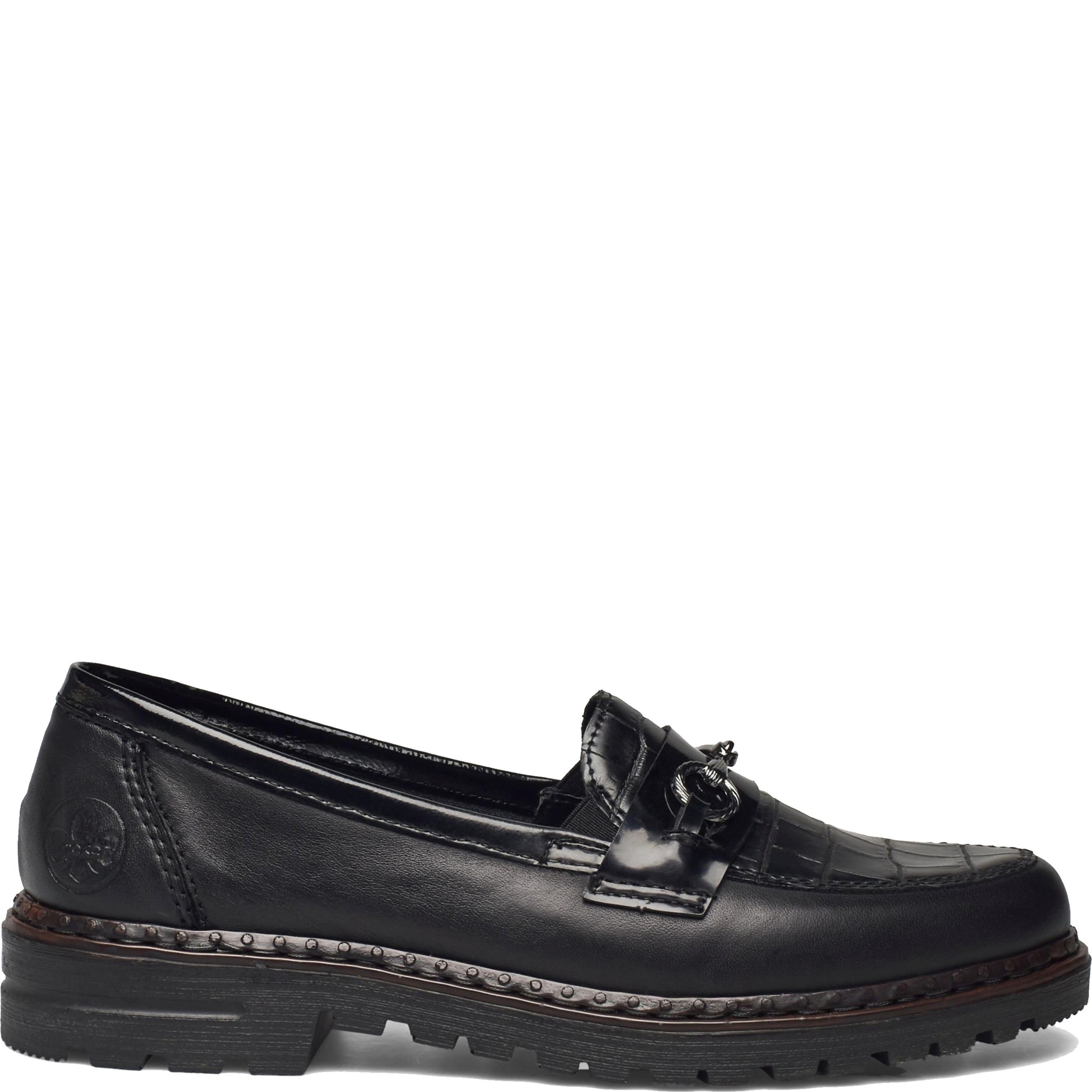 RIEKER Bateliai - moterims, Juoda 2