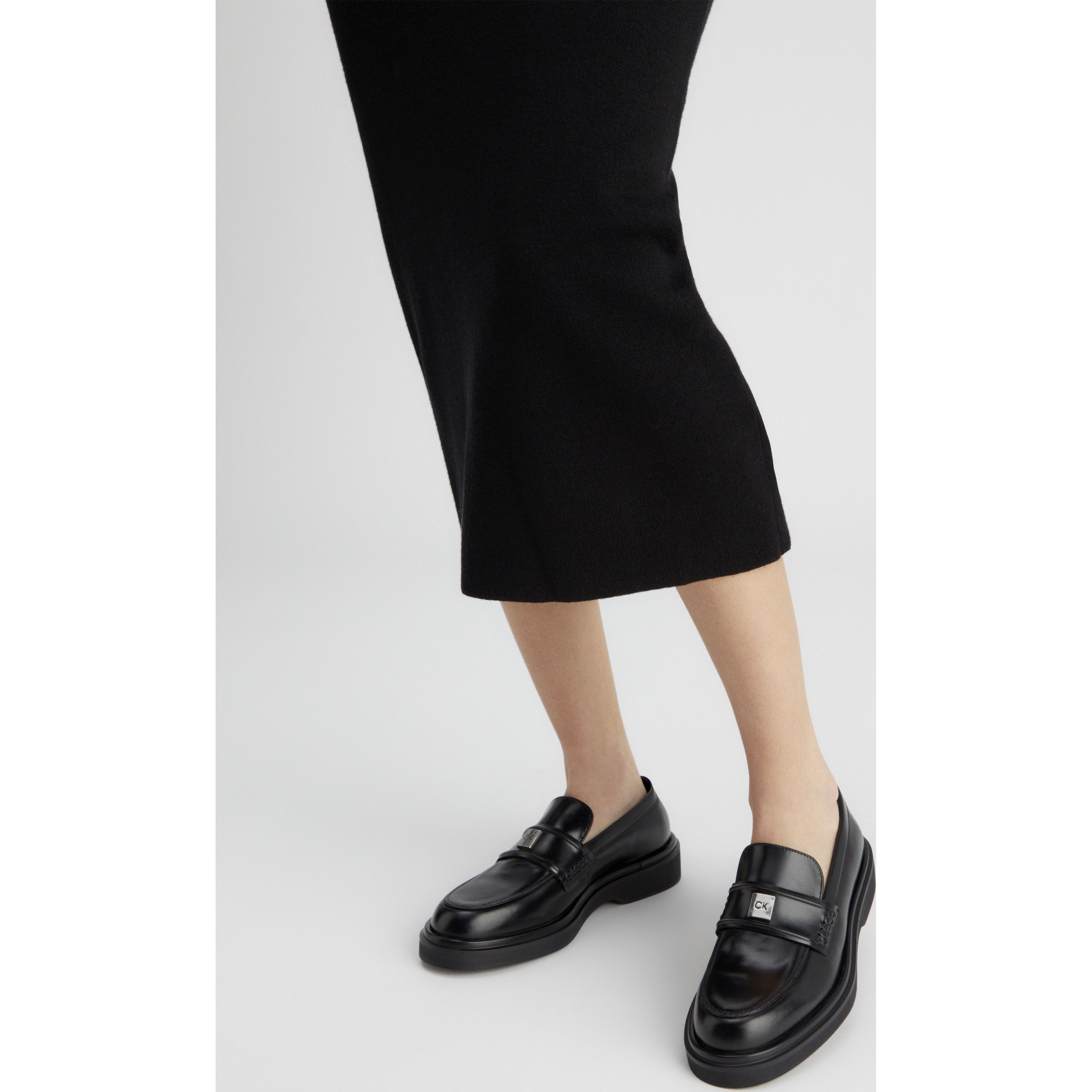 CALVIN KLEIN Loaferiai moterims, Juoda, Driver loafer 6