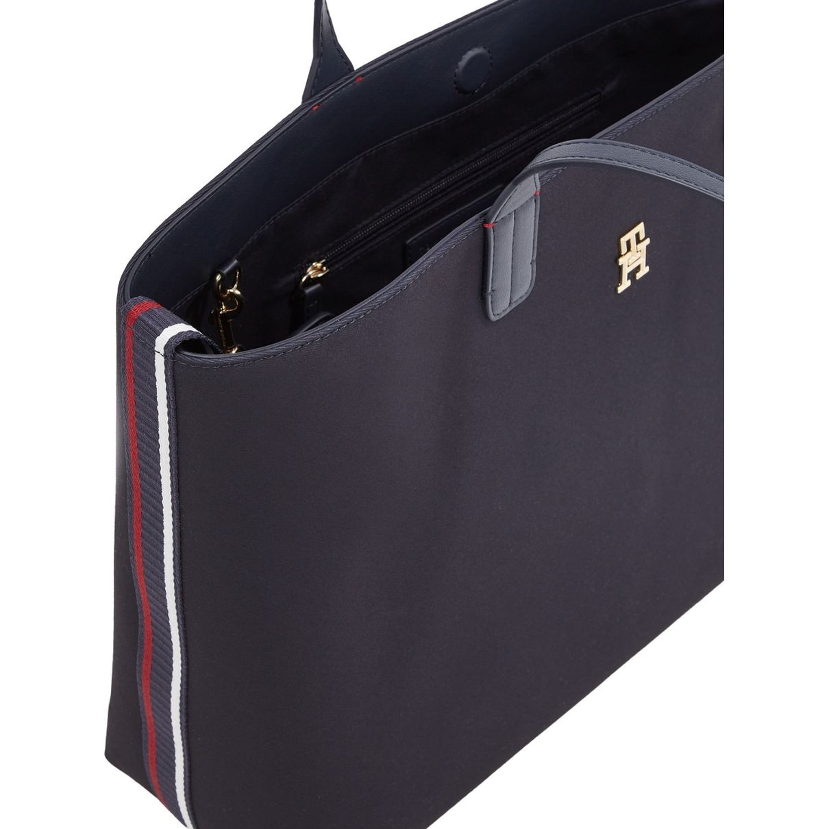 TOMMY HILFIGER Pirkinių krepšys moterims, Mėlyna, Iconic tote twill 4