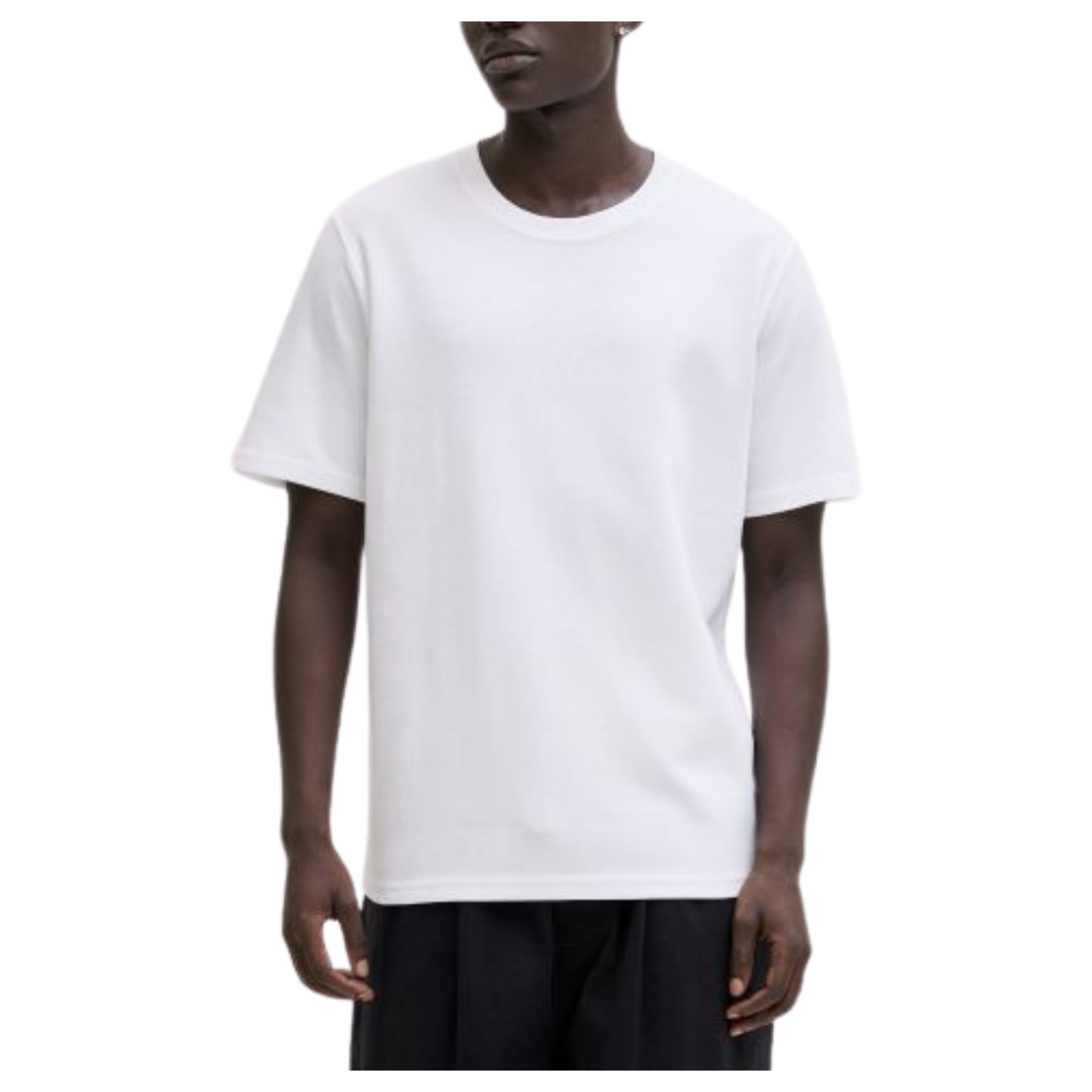 JACK & JONES Marškinėliai vyrams, Balta, Ethan logo 1