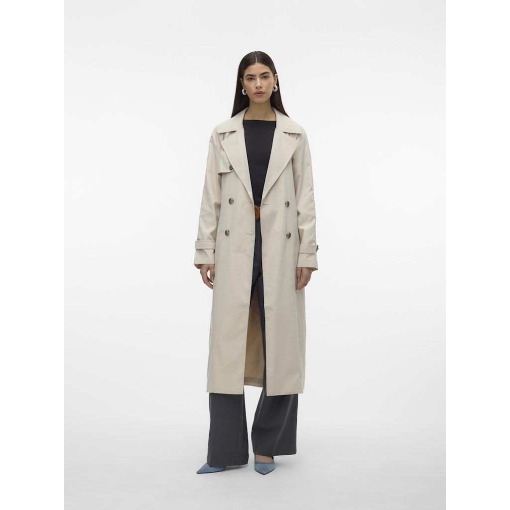 VERO MODA Paltas moterims, Sidabrinė, Vmtessa coats 5