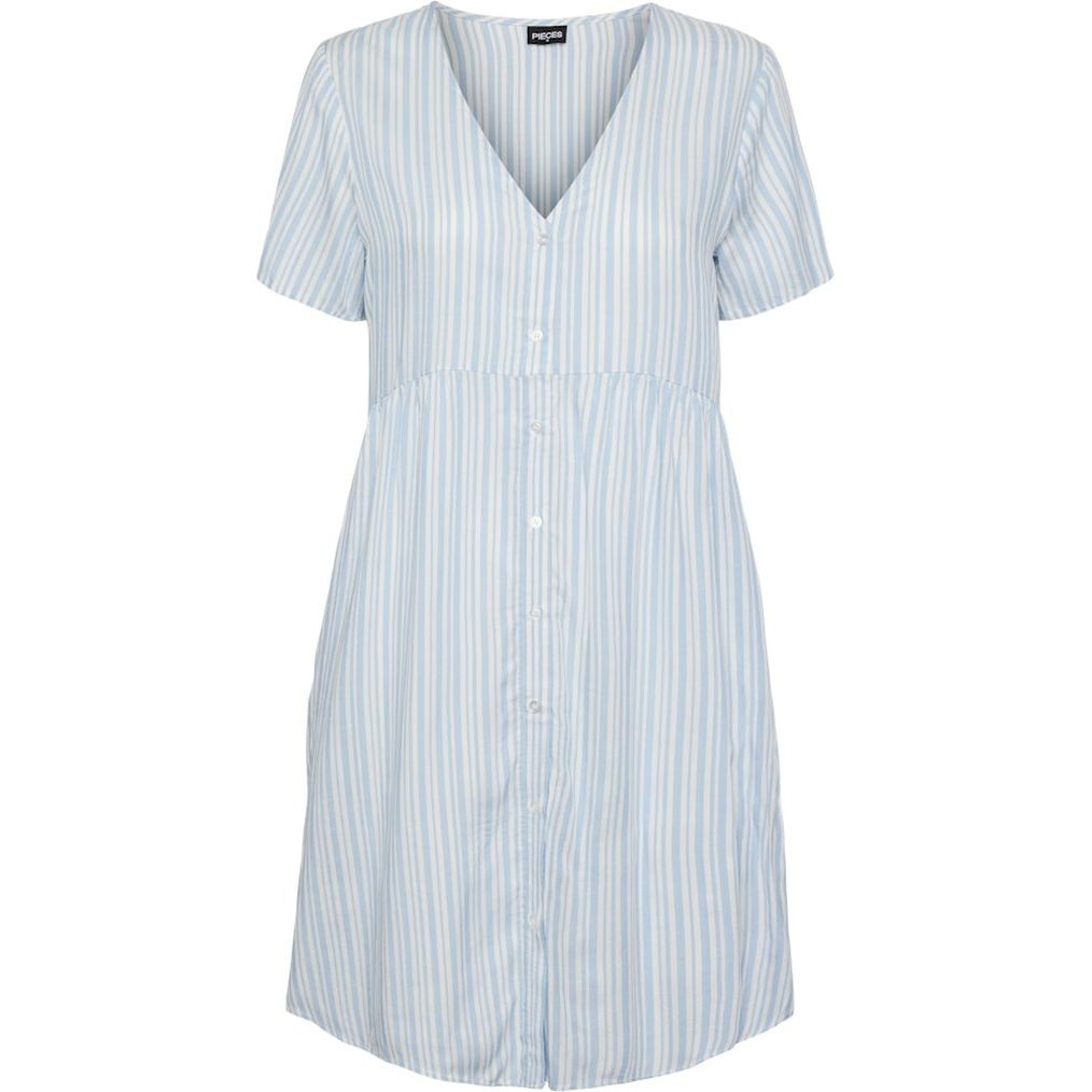 PIECES Mini suknelė moterims, Mėlyna, Pcalvina mini dress 1