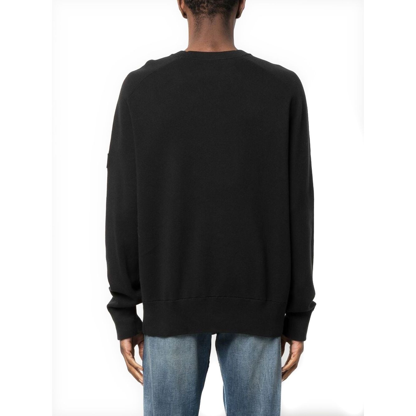 CALVIN KLEIN Megztinis vyrams, Juoda, Milano stitch comfort sweater 2