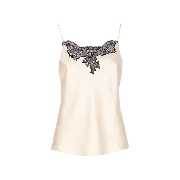 TWINSET Marškiniai be rankovių moterims, Balta, Tank top 1