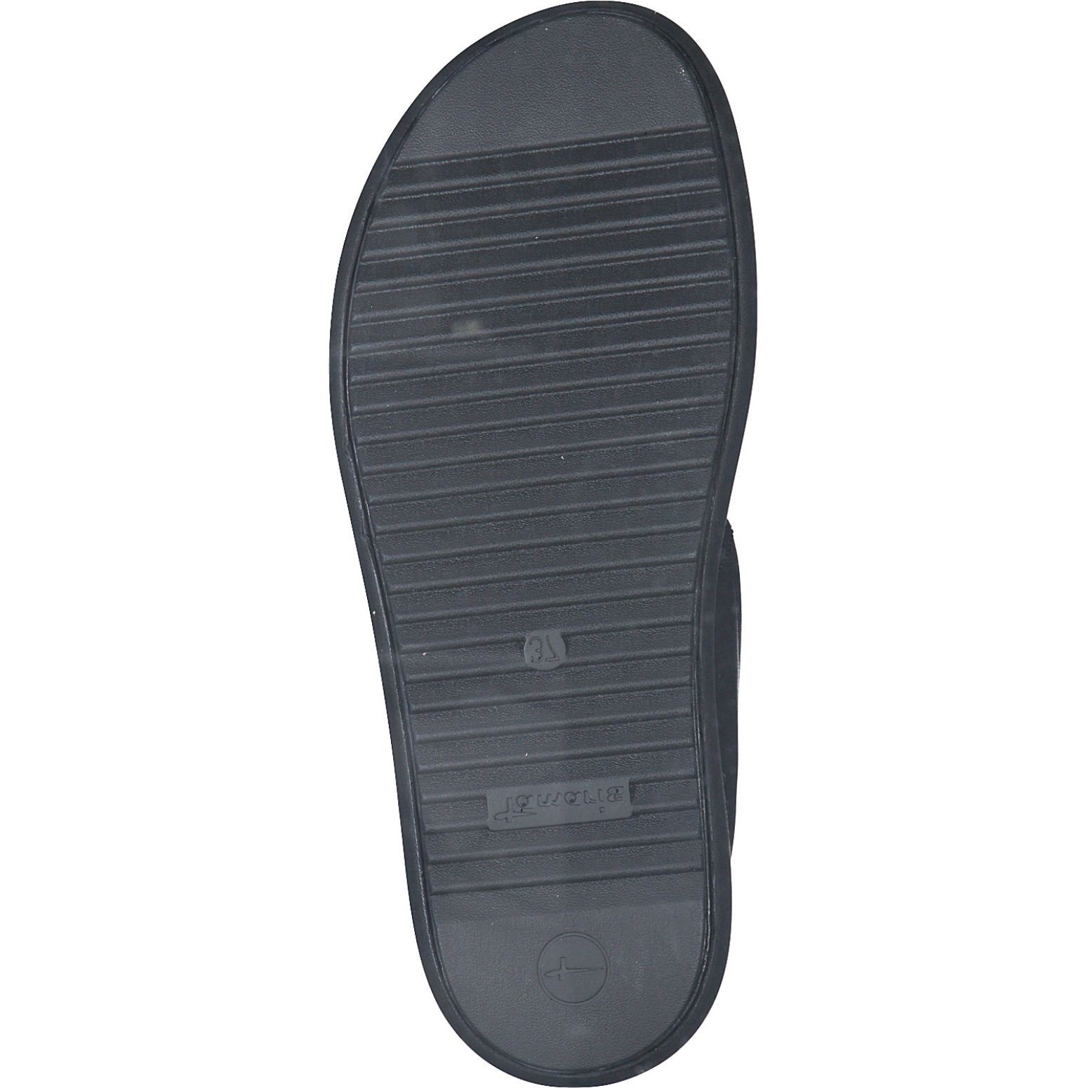 TAMARIS Basutės moterims, Juoda, SANDALS 4