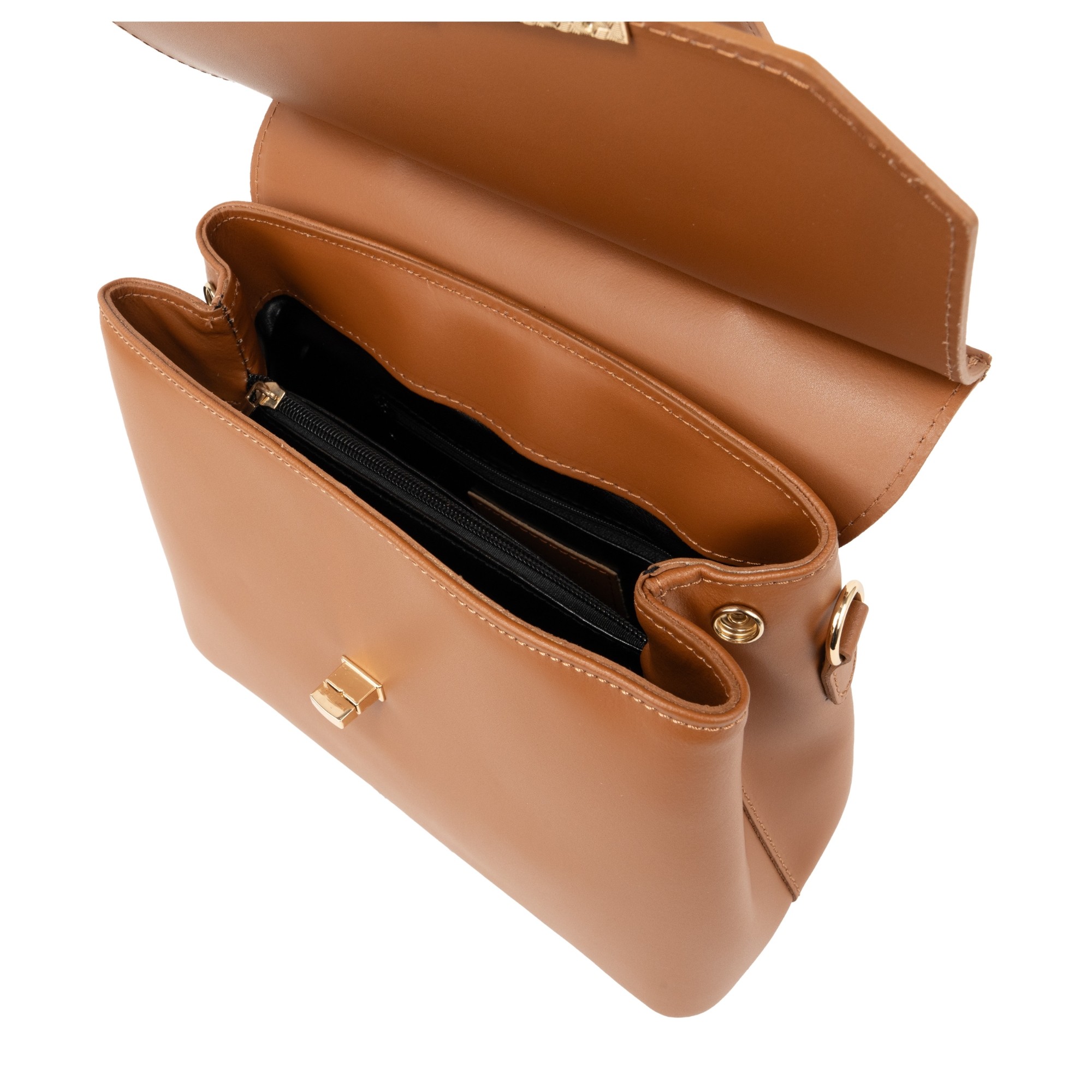 ADRIANNA FERETTI Pirkinių krepšys moterims, Ruda, Tote bag 3