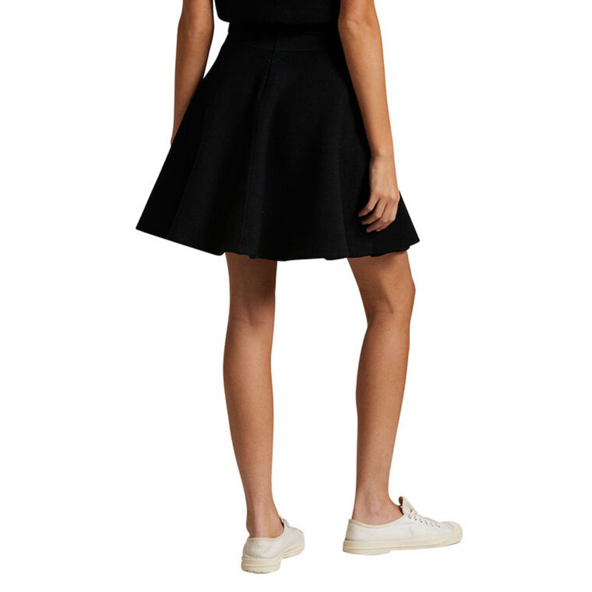 POLO RALPH LAUREN Mini sijonas moterims, Juoda, Line skirt 3