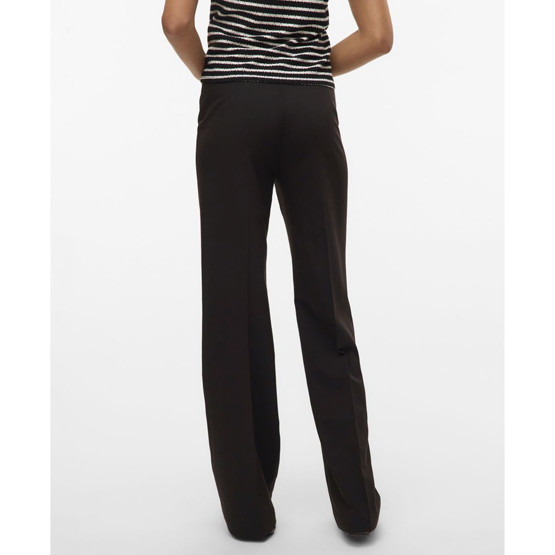 VERO MODA Formalios kelnės moterims, Juoda, Texas straight pant 2