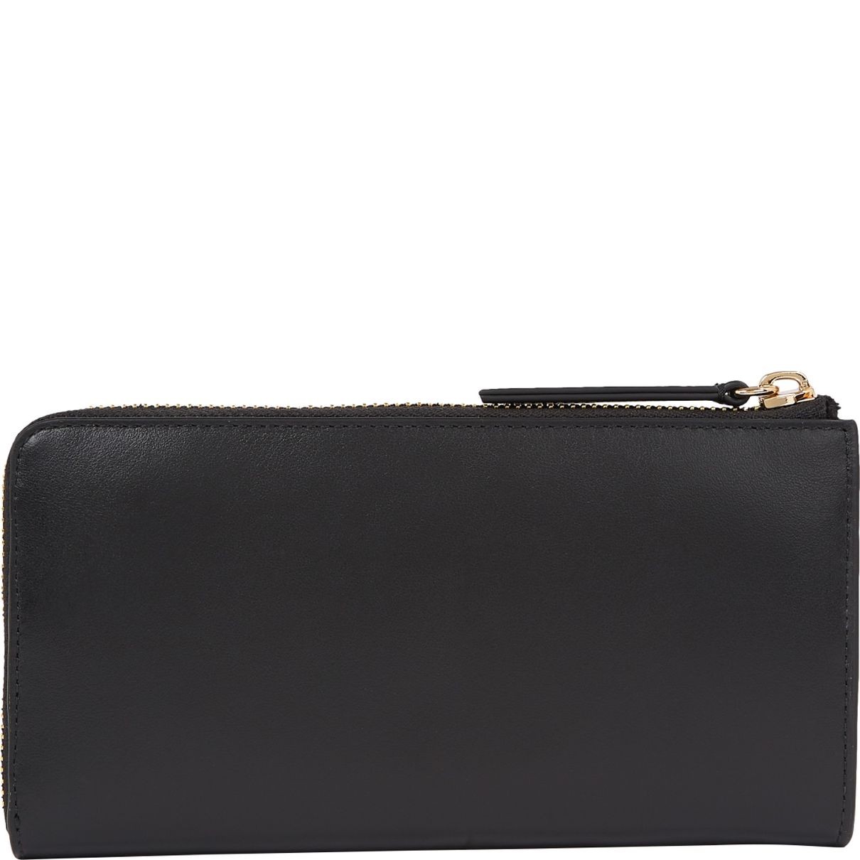 TOMMY HILFIGER Piniginė moterims, Juoda, Crest large wallets 2