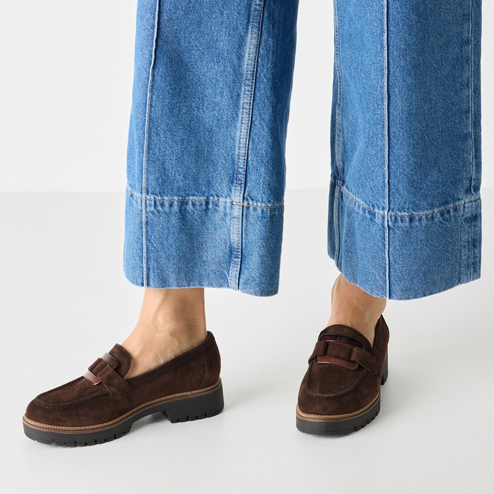 TAMARIS Loaferiai moterims, Ruda, Loafers 24722-43 6