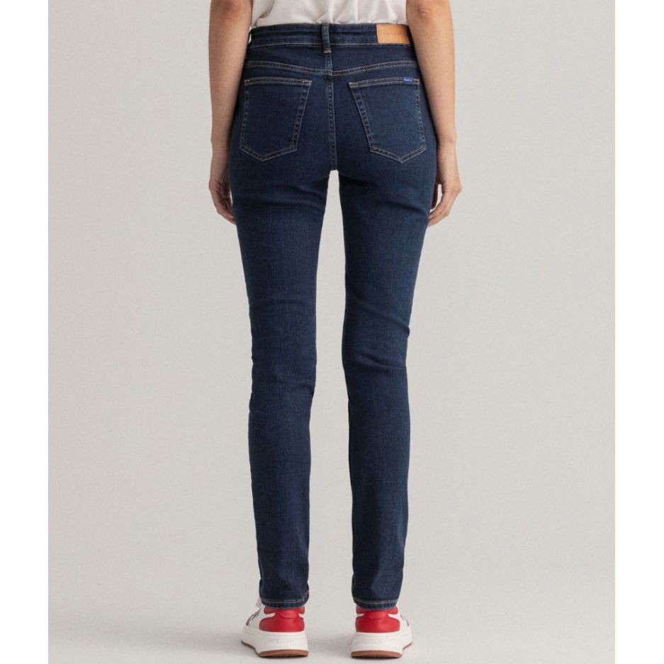 GANT Džinsai - moterims, Mėlyna, FARLA SUPER STRETCH JEANS 2