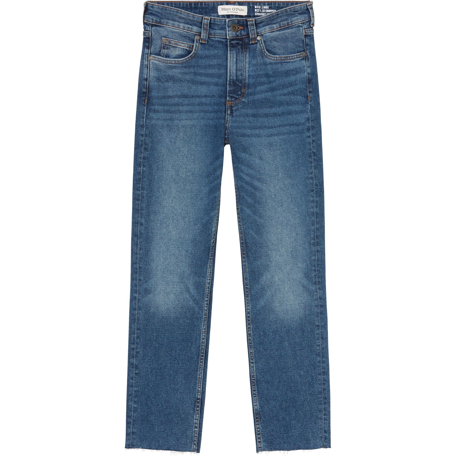 MARC O'POLO Tiesūs džinsai moterims, Mėlyna, Straight 408923012057 1