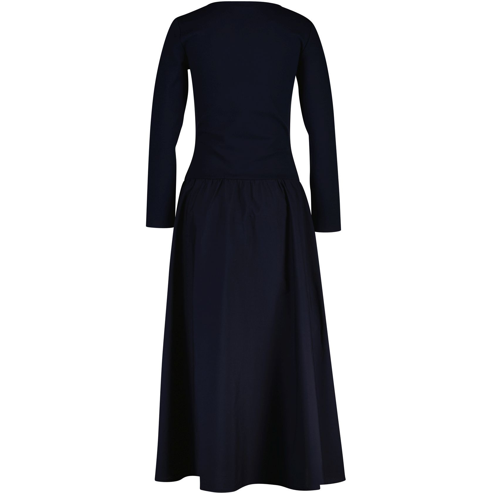 GANT Midi suknelė moterims, Mėlyna, midi jersey woven combo 2