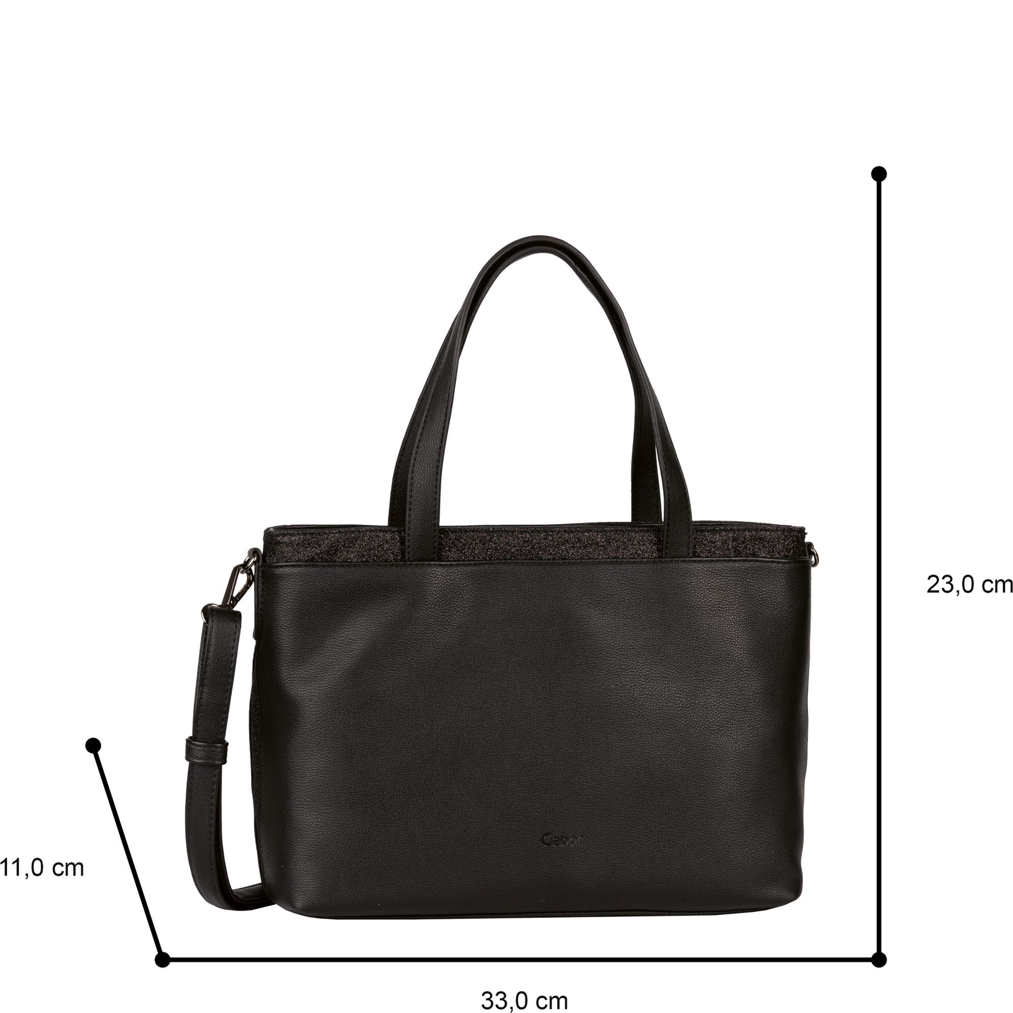 GABOR Pirkinių krepšys moterims, Juoda, Noara tote bag 5