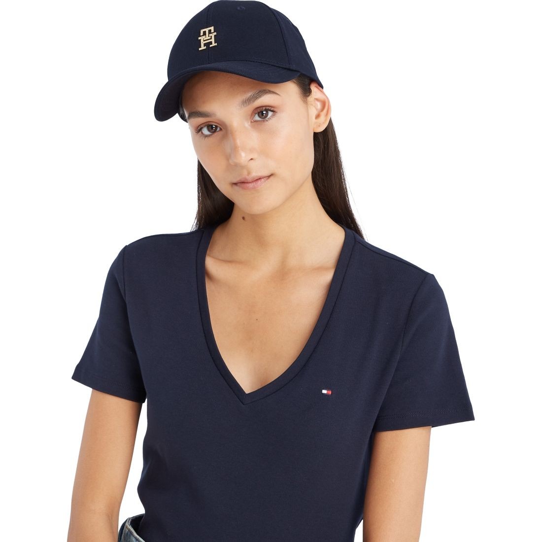 TOMMY HILFIGER Kepurė moterims, Mėlyna, Iconic prep cap 3
