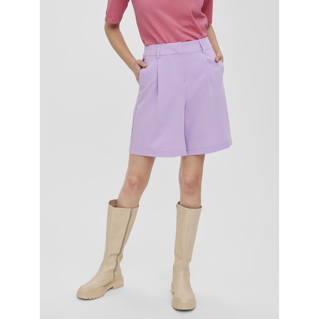 VERO MODA Šortai moterims, Violetinė, VMZELDA HW LOOSE SHOR 2