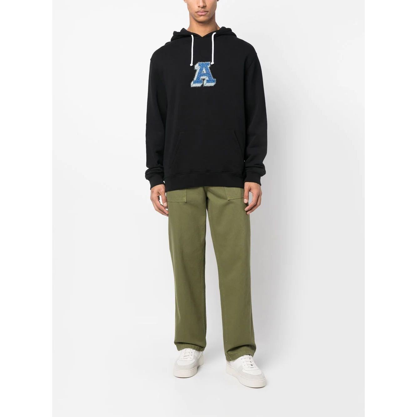 AXEL ARIGATO Džemperis vyrams, Juoda, Muse College A Hoodie 3