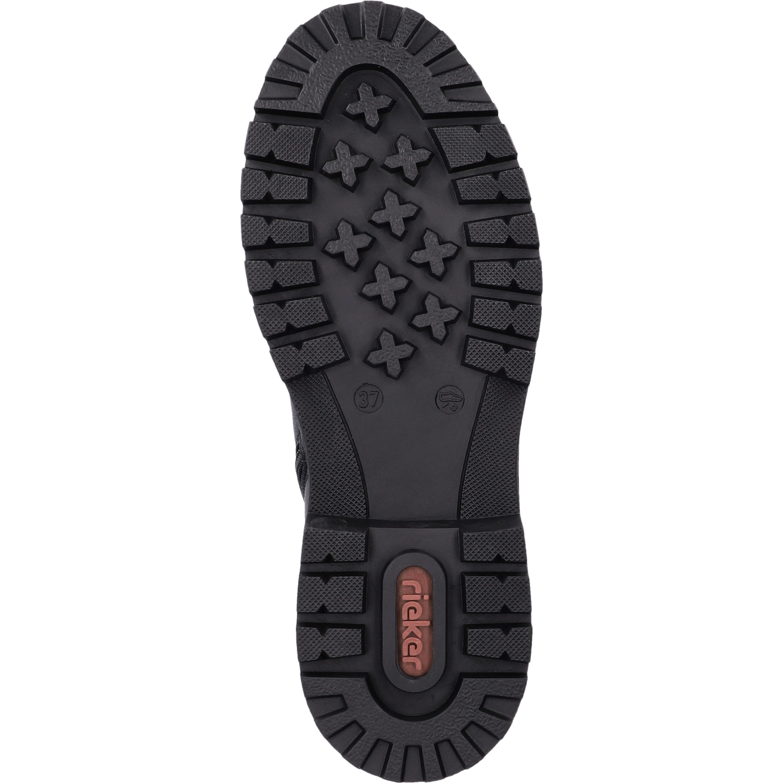 RIEKER Aulinukai moterims, Juoda, BOOTIES 4