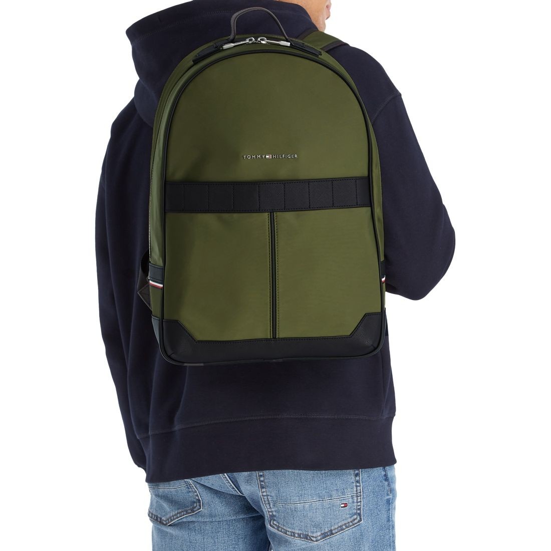 TOMMY HILFIGER Kuprinė vyrams, Žalia, Elevated backpack 3