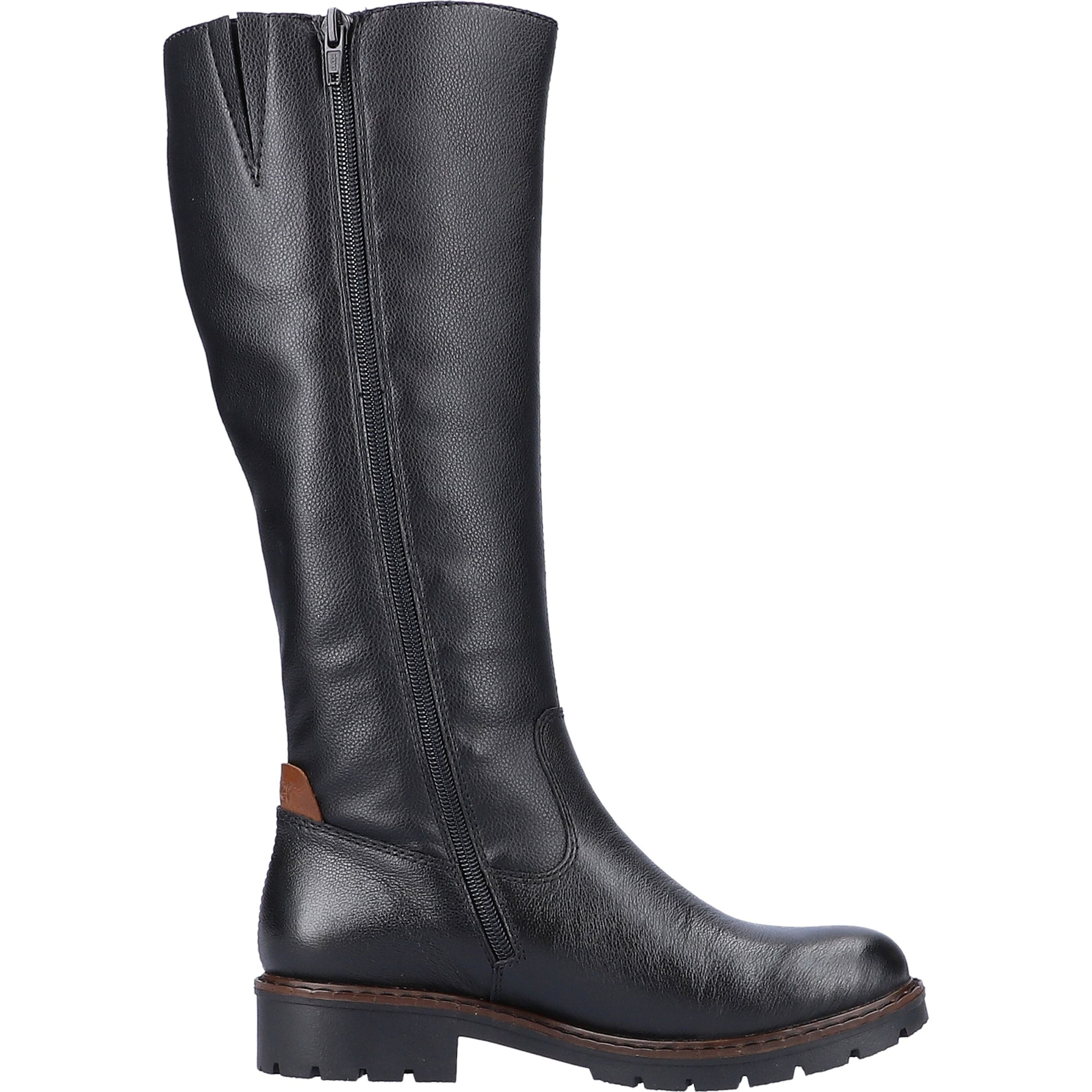 RIEKER Auliniai moterims, Juoda, Ladies' boots 5