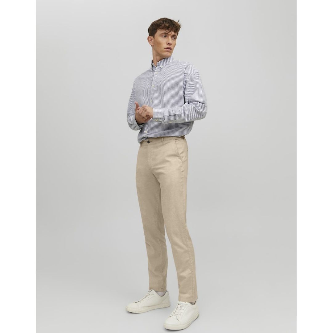 JACK & JONES Kelnės vyrams, Ruda, Jpstollie pants 4