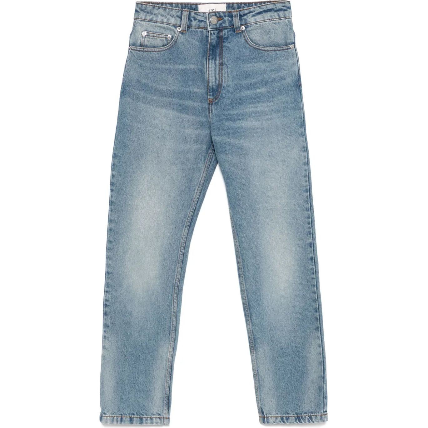 AMI PARIS Tiesūs džinsai moterims, Mėlyna, Jeans