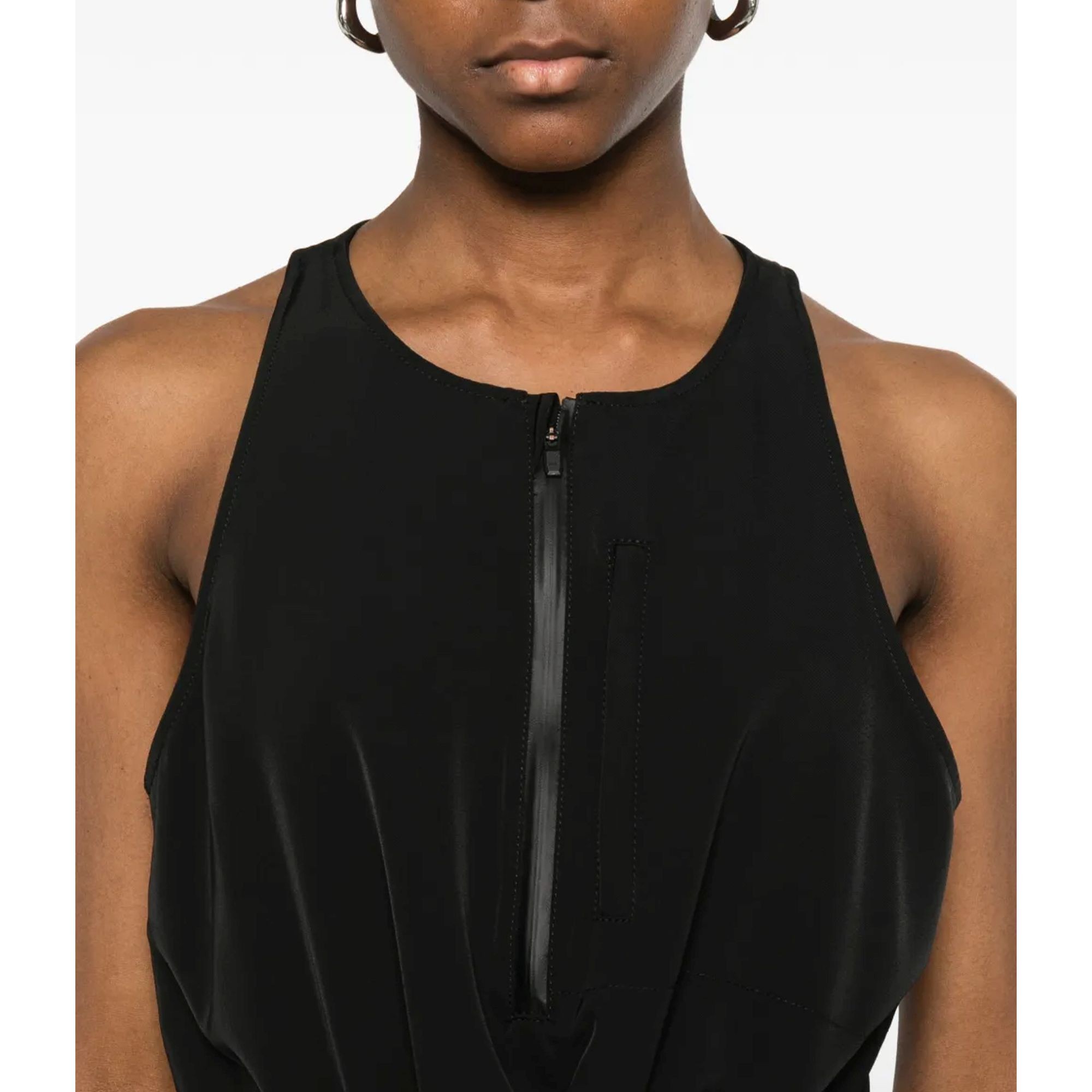 J.LINDEBERG Maxi suknelė moterims, Juoda, Merina drape dress 4