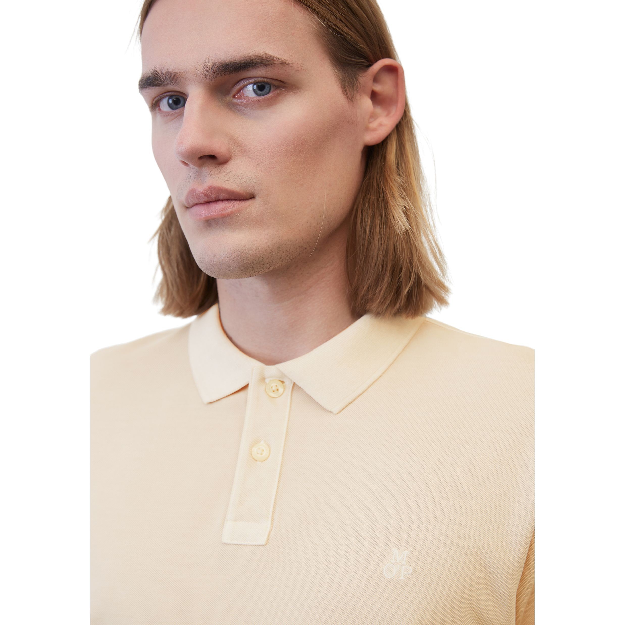 MARC O'POLO Polo marškiniai trumpos rank. vyrams, Pilka 4