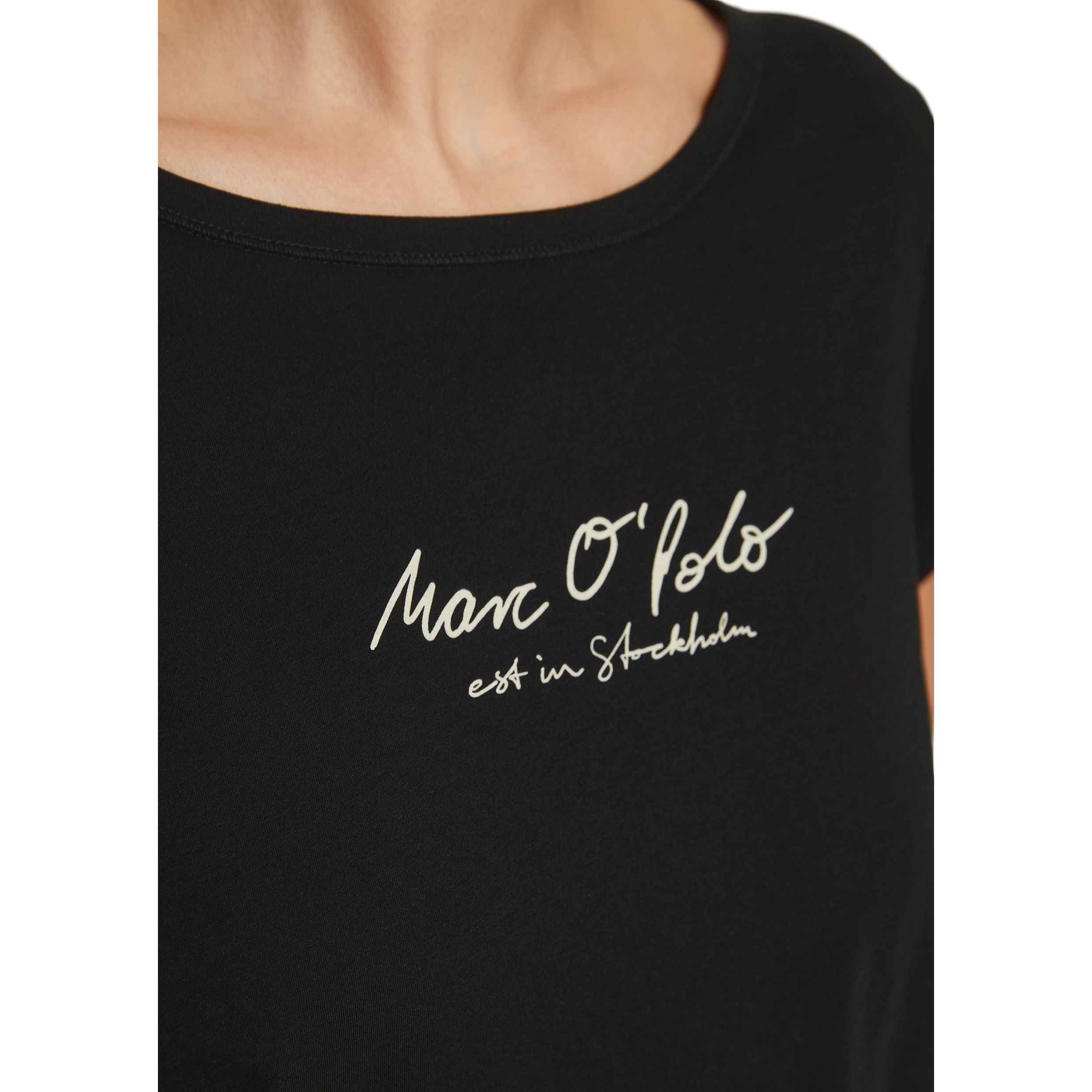 MARC O'POLO Marškinėliai moterims, Juoda 4