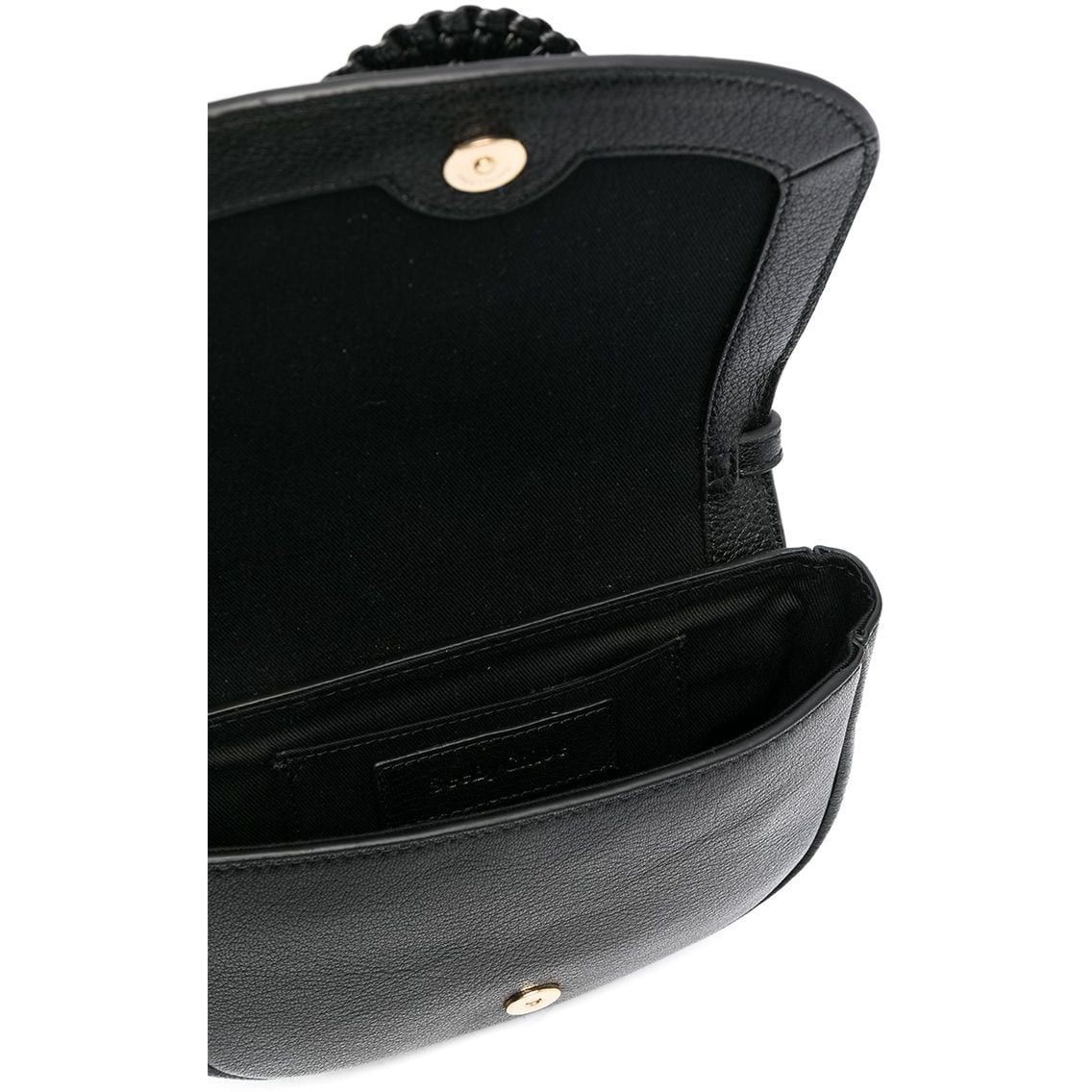 SEE BY CHLOE Rankinė per petį moterims, Juoda, Hana mini crossbody 4