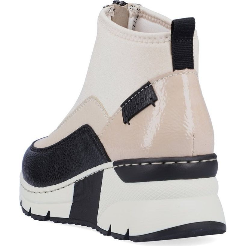 RIEKER Aulinukai moterims, Smėlio, Ladies short boots 4