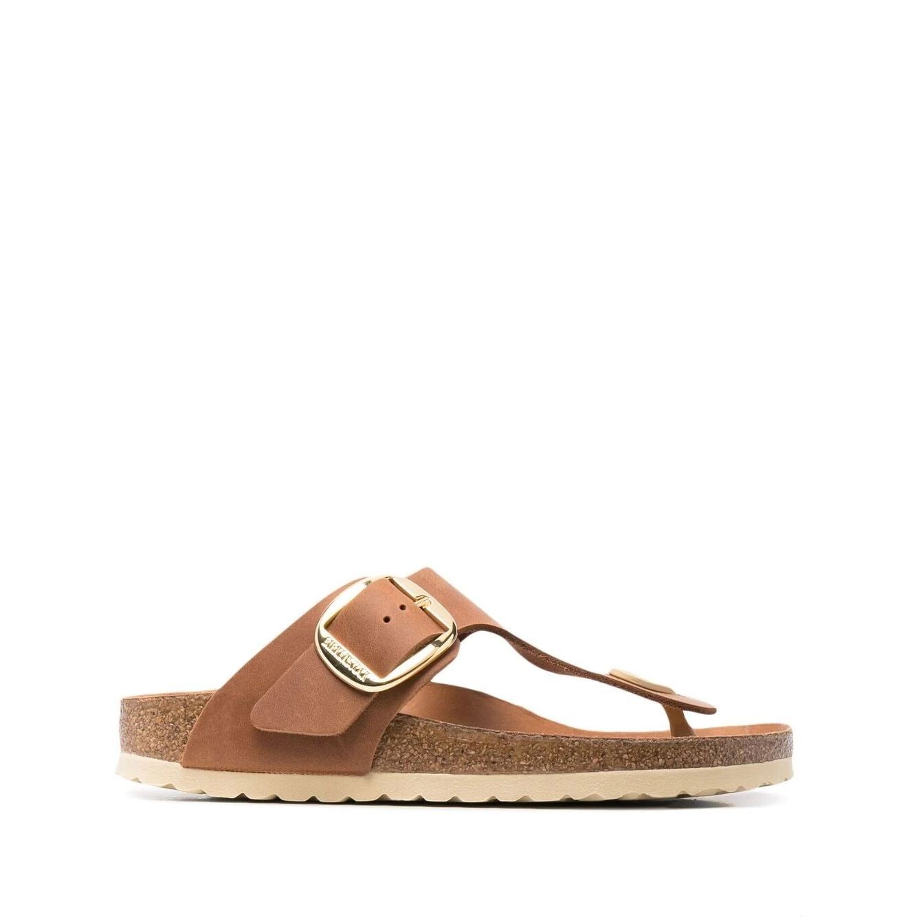 BIRKENSTOCK Šlepetės moterims, Ruda, Gizeh Big Buckle 2