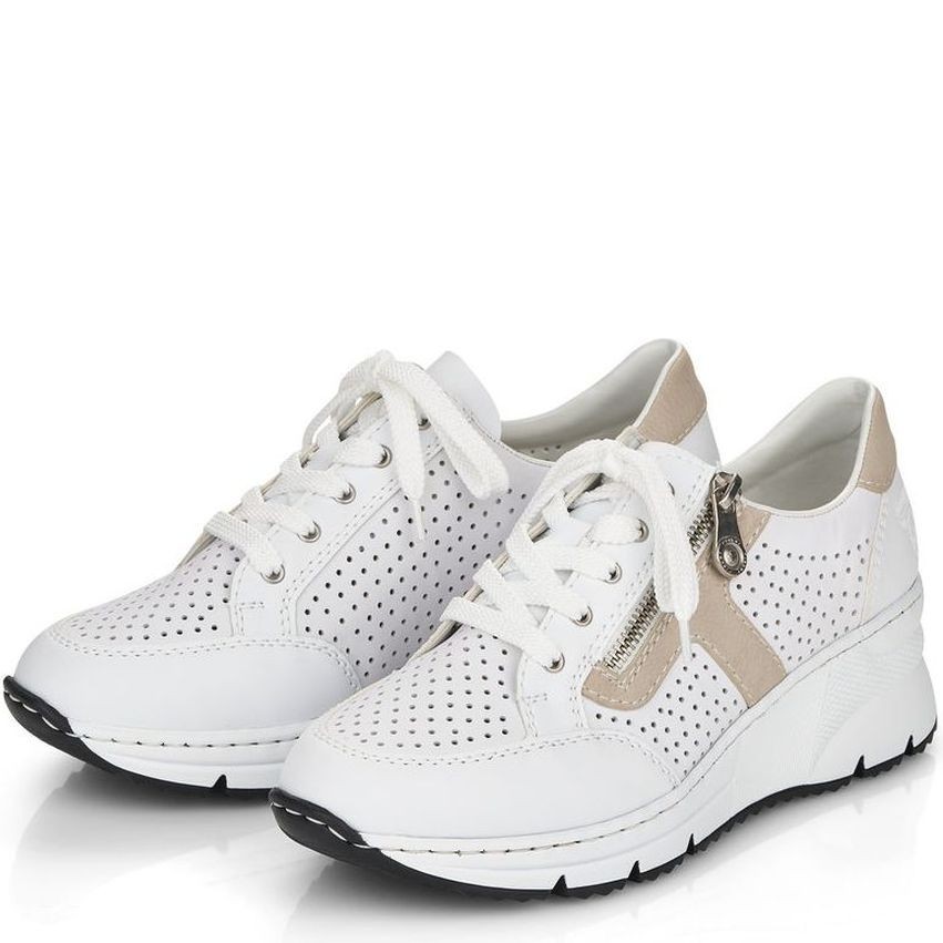 RIEKER Sportiniai bateliai moterims, Balta, SPORT SHOE 5